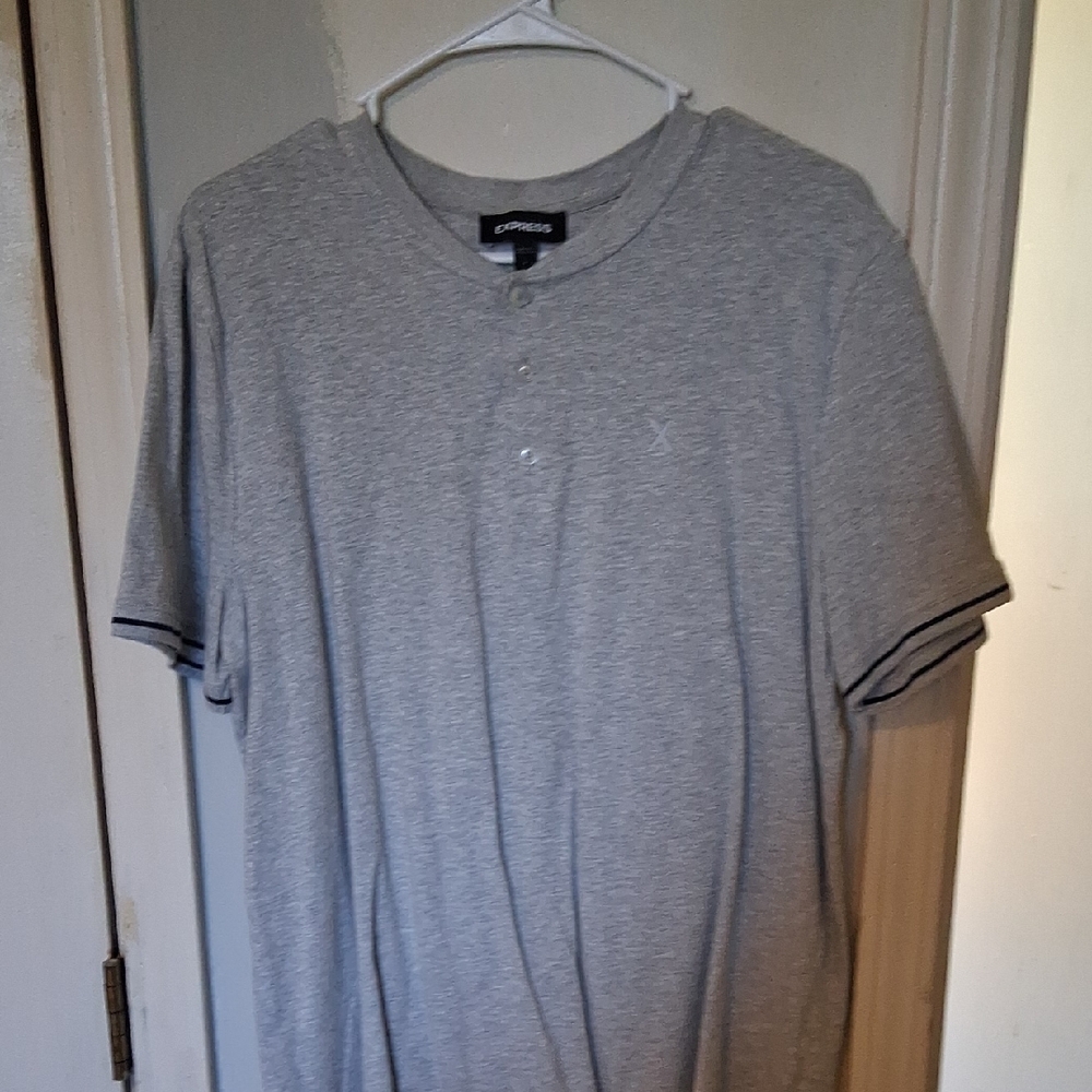 Express Gray Men's Shirt